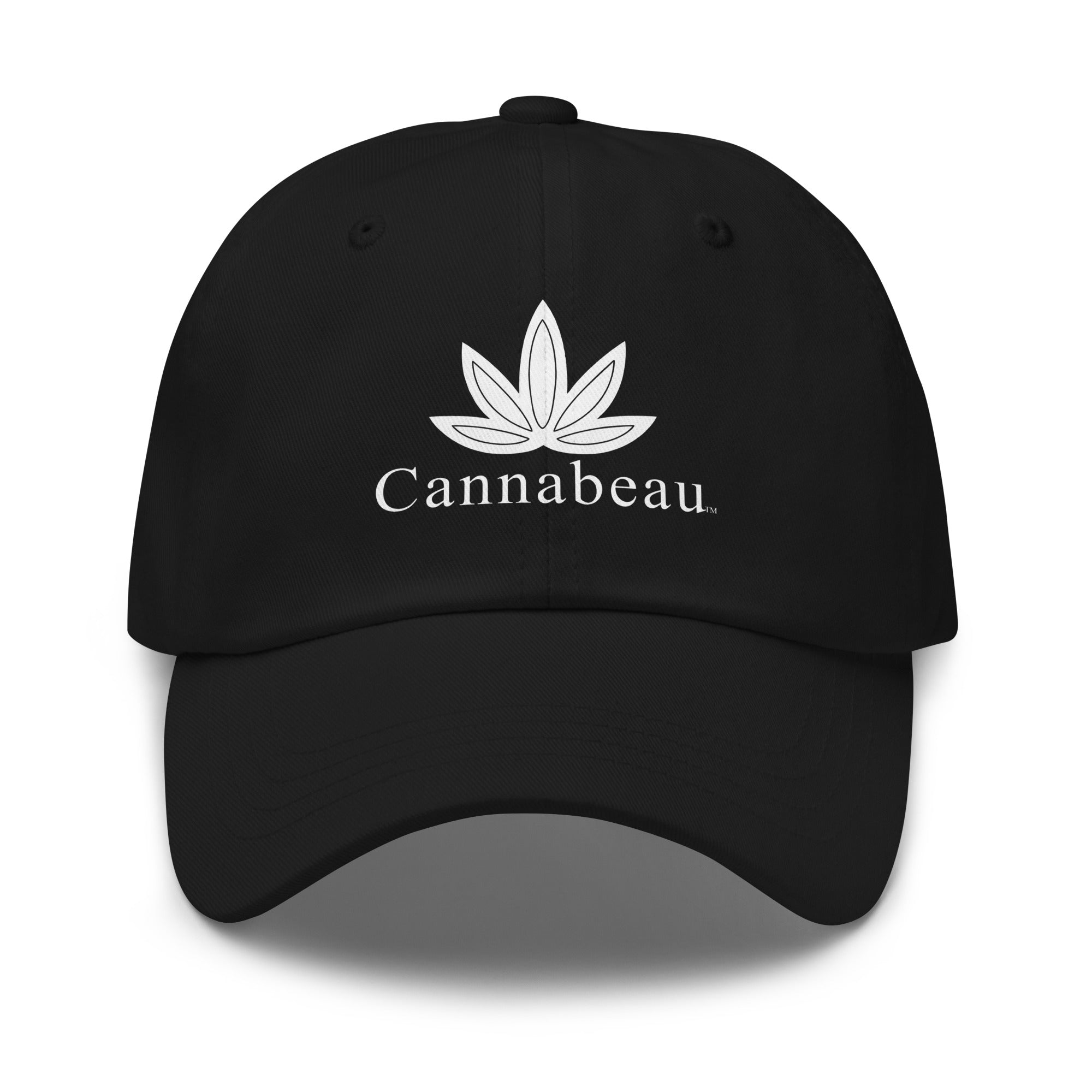 White Cannabeau Logo Hat